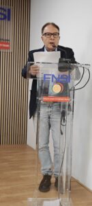 intervention de Paolo Valenti au siège de la FNSI à l'occasion des 20 ans de l'association ClubMediaItalie / ClubMediaFrance